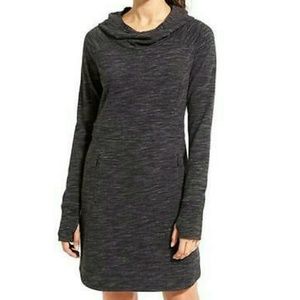 Athleta Power Down Hooded Sweater Dress XS EUC